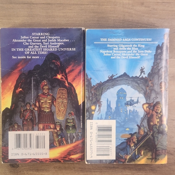 2 1980s Fantasy Books By Janet Morris Heroes in Hell Rebels in Hell - Picture 5 of 10